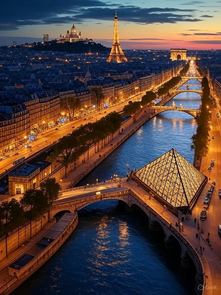 Scenic view of Paris